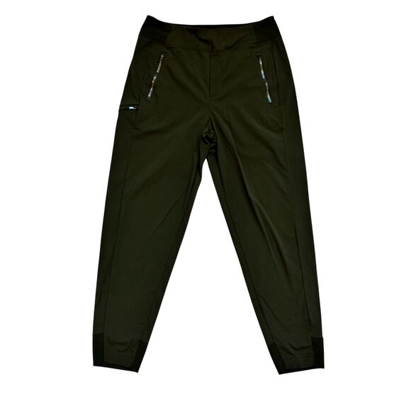 Athleta Trekkie Jogger Pants Olive Green Women’s 8 Gorpcore Athleisure Hiking - Picture 3 of 16